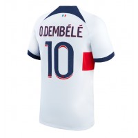 Pánský Fotbalový dres Paris Saint-Germain Ousmane Dembele #10 2023-24 Venkovní Krátký Rukáv